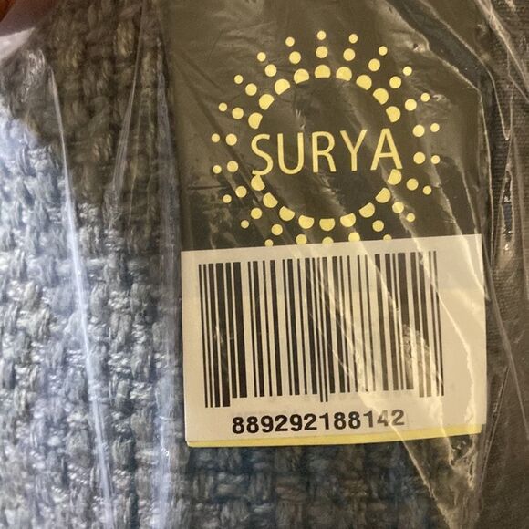 Surya Basketweave Decorative Pillow, 18" × 18" - Picture 5 of 5